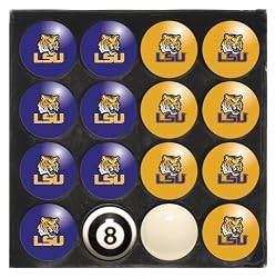 Imperial Louisiana State Tigers NCAA Licensed Billiard Ball Set