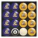 Imperial Louisiana State Tigers NCAA Licensed Billiard Ball Set