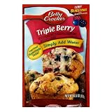 Betty Crocker Muffin Mix, Triple Berry, 6.5-Ounce Pouches (Pack of 24)