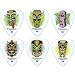 Dunlop Blackline Tiki Taboo Guitar Picks, .73MM 6-Pack
