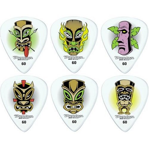 Dunlop Blackline Tiki Taboo Guitar Picks  1.0MM 6 Pack