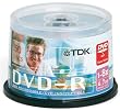 TDK DVD-R Rohlinge 4.7GB 8x 50er Spindel