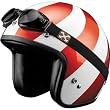 SparX Peppermint Adult Pearl Touring Motorcycle Helmet