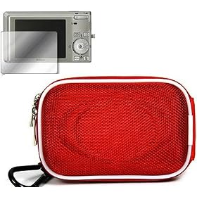 Red Canon PowerShot SD890IS SD1200IS SD780IS SD990IS A2000IS A2100IS SD970IS A480 SD1100IS SD880IS SD750 SD770 SD950IS SD600 SD850IS SD800 Camera Case