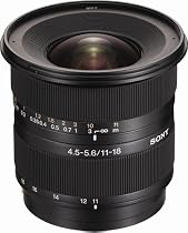 Sony DT 11-18mm f/4.5-5.6 Aspherical ED Super Wide Angle Zoom Lens for Sony Alpha Digital SLR Camera