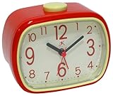UPC 731742000453 product image for Infinity Instruments That 70's Clock - Red Alarm Clock | upcitemdb.com