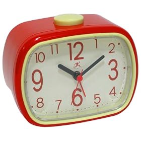 Infinity Instruments That 70's Clock - Red Alarm Clock
