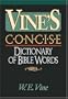 Vine's Concise Dictionary Of Bible Words Nelson's Concise Series