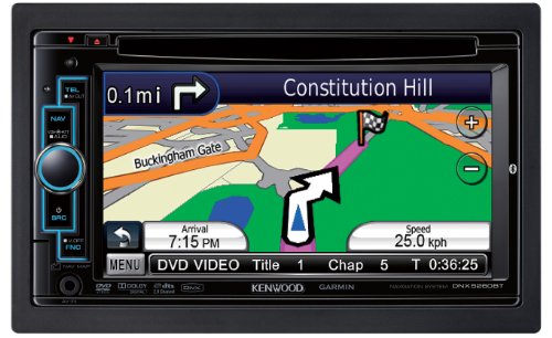 Kenwood DNX5260BT 6 inch European Navigation Multimedia System with Hands-free Bluetooth / USB / iPod-iPhone Connection / AV AUX Input