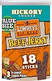 Lowrey's Beef Jerky, Hickory, 4.16-Ounce Canisters (Pack of 8)