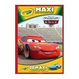 Crayola - 55509 - Loisir Créatif - Feutres - Album Geant de Coloriage - Cars