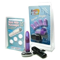 Vibra Finger Personal Massager Kit