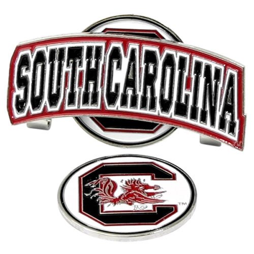 South Carolina Fighting Gamecocks Ncaa Hat Clip W/ Golf Ball Marker