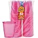 Pink Plastic 12oz Transparent Cups 50ct