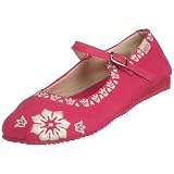 Sugar Shoes Fortune Cookie Embroidered Fuschia 5 UK