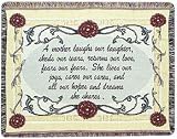 Mother Love Deluxe Floral Tapestry Throw Blanket Mother Love Deluxe Floral Tapestry Throw Blanket