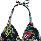 ROXY Urban Floral Womens Swimsuit Top - Black Combo