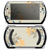 Vintage Flower Decorative Protector Skin Decal Sticker for Sony Playstation PSP Go System