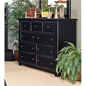 Kush Furniture 2067 Montana Mule Chest in Ebony Black Finish by Kush Furniture