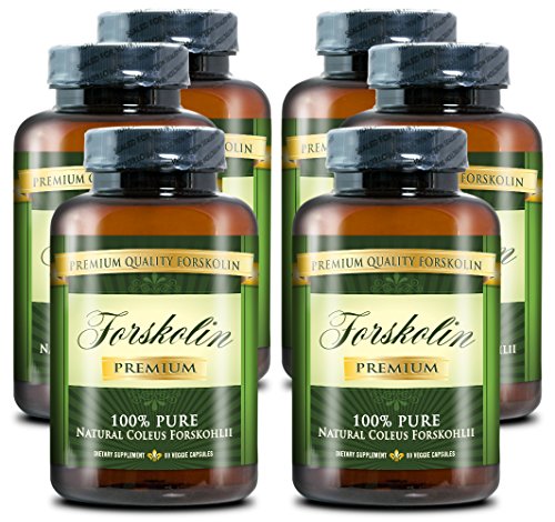 Forskolin Premium: 100% PURE Forskolin Extract - 250mgs - 360 Capsules - 6 Month Supply - Quick Fat Burner