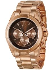 Juicy Couture Womens 1900900 Stella Rose Gold Plated Bracelet Watch