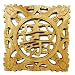 Chinese Hand Carved Camphorwood Wall Plaque " Longevity " Calligraphy Character