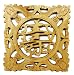 Chinese Hand Carved Camphorwood Wall Plaque " Longevity " Calligraphy Character