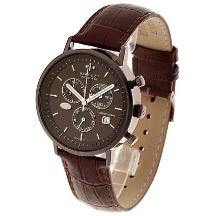 Haas & Cie Herren-Uhren Vitesse Chronograph Braun MFH211NRA Preisvergleich
