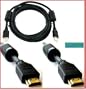 PTC 10 ft High Speed HDMI 1.3 Category 2 Certified Cable w/Ferrite Cores (Gold Plated Connectors) - Supports PS3, Xbox, Blu-Ray, HD-DVR, HD-DVD, all HDTV resolutions - 1080p and beyond