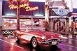Corvette 1958 at Diner Poster
