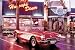 Corvette 1958 at Diner Poster