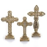 Elements Set/ 3 Antique Silver Crosses