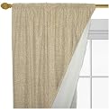 Roc-Lon Blackout Window Panel Pair - Basket Flax
