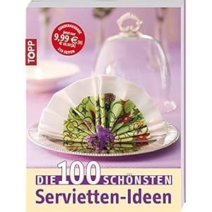 Die 100 schönsten Servietten-Ideen: Von Blumen, Tieren über Herzen und Hüte