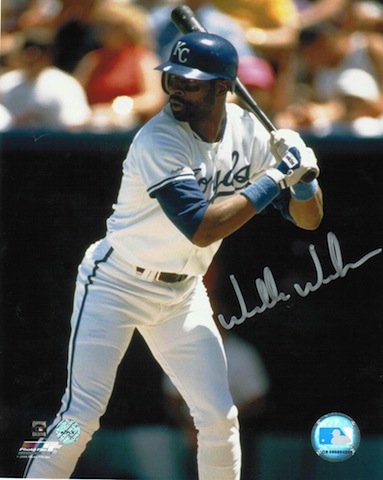 Willie Wilson Signed Royals 8x10 Photo