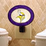 NFL Minnesota Vikings Art-Glass Nightlight