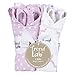 Trend Lab Orchid Bloom Bib Set, Purple