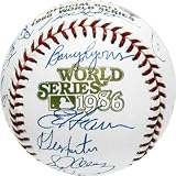 New York Mets 1986 Team Signed Gold World Series Baseball