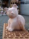 Katze,Terracotta,frostfest,h&uuml;bsche Gartendeko,Mod.3