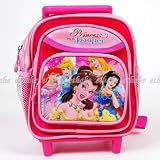 Disney Princess Rolling Backpack Rucksack Pink