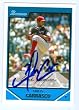Carlos Carrasco autographed Baseball Card (Philadelphia Phillies) 2007 Topps Bowman baseball card #BDPP68 Rookie Card