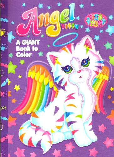 Childrens Toyshop  Toys : Lisa Frank Coloring Book ~ Angel Kitty