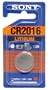 Sony Lithium Coin Battery CR2016