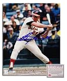 Boog Powell Autographed/Hand Signed Baltimore Orioles 8x10 Photograph Home Jersey Swinging