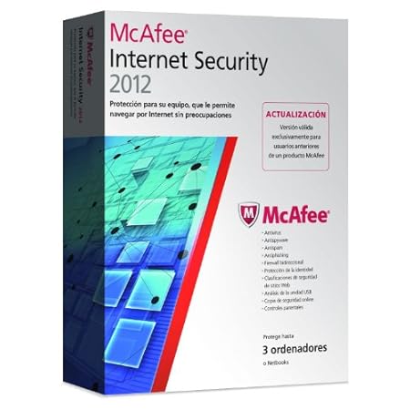 Mcafee Internet Security  2012 - 3 usuarios - actualización