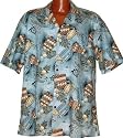 &nbsp;&nbsp;Exclusive Hawaiian Turtles In Paradise Aloha Shirt