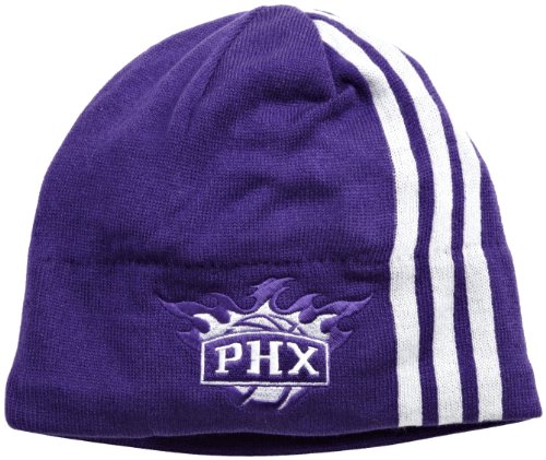 NBA Men's Authentic Team Knit Hat - Kf10Z, Phoenix Suns, One Size, Purple/white