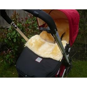 Fellhof Lambskin Footmuff (suitable for Bugaboo� Cameleon/Frog)