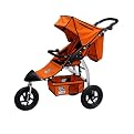Tike Tech Single Trax360 Stroller- Orange