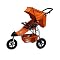 Tike Tech Single Trax360 Stroller- Orange